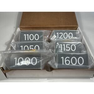 Bulk Lot Plastic Address Number Signs 3M Adhesive Building Unit Plaques